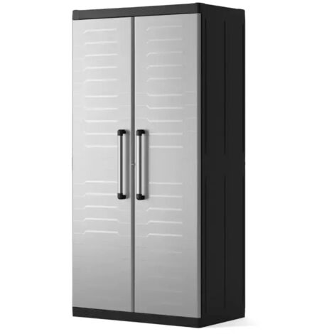 armadio portascope keter "detroit" in resina grigio 89x54x182 cm