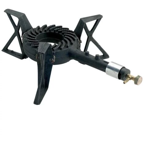 fornellone a gas kemper con supporto per pentola 1 bruciatore