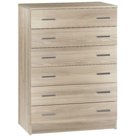 Cassettiera Per Cucina Argonauta Italia - 4 Cassetti In Legno Olmo, H 85x50x40 Cm, Con Maniglie Cromate