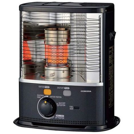 Corona – Stufa a petrolio stoppino 3 kW – sistema antiribaltamento – pompa manuale – riscaldamento 120 mc – autonomia 14h – consumo 250 gr/h (1/4)