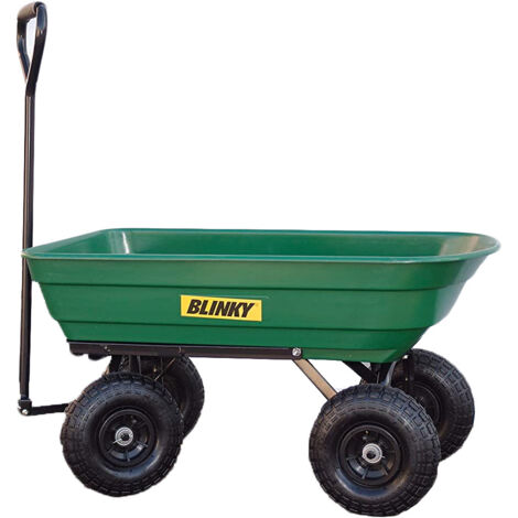 carrello ribaltabile con 4 ruote 75 litri portata 200kg - blinky (1/4)