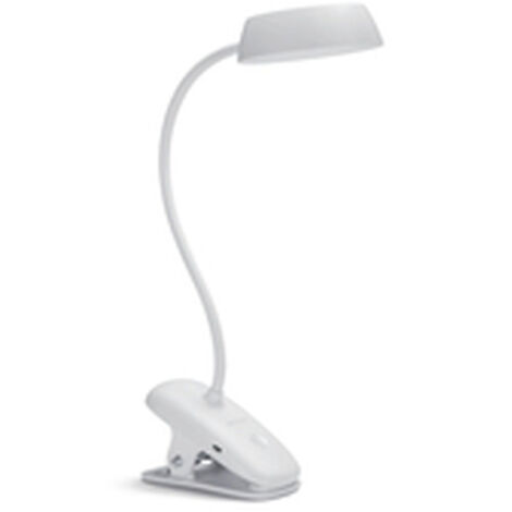 Philips lampada da tavolo donutclip 3w 40k w usb 02 bianco 39689000 (1/5)