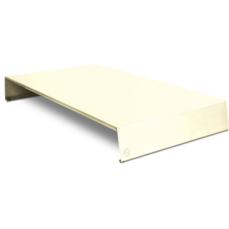 copri fornelli plan plus in acciaio inox colore panna, 56,4x30x7 cm - lisa