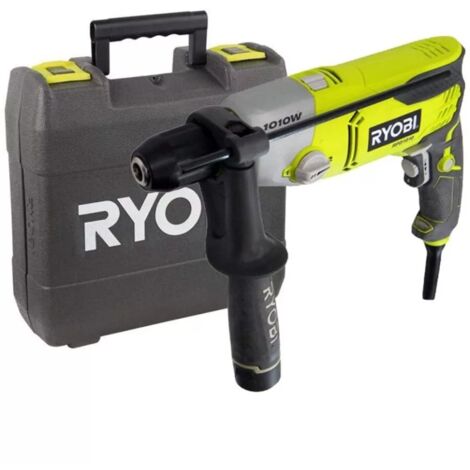 kit valigetta trapano a percussione elettrico ryobi "rpd1010-k" 1010 w