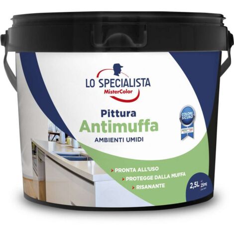 Lo Specialista Pittura Murale Antimuffa - Bianco - 2,5 l
