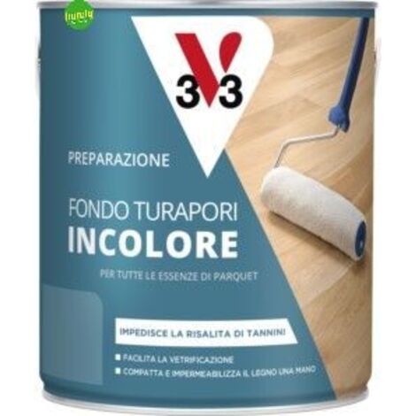 fondo turapori parquet, incolore - 2,5 litri