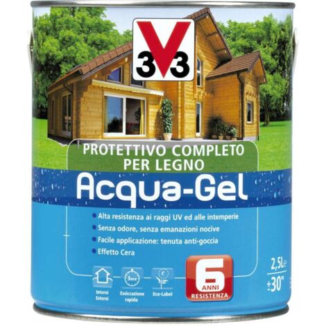 PROTETTIVO COMPLETO LEGNO ALL'ACQUA Lt. 2,50 NOCE MEDIO