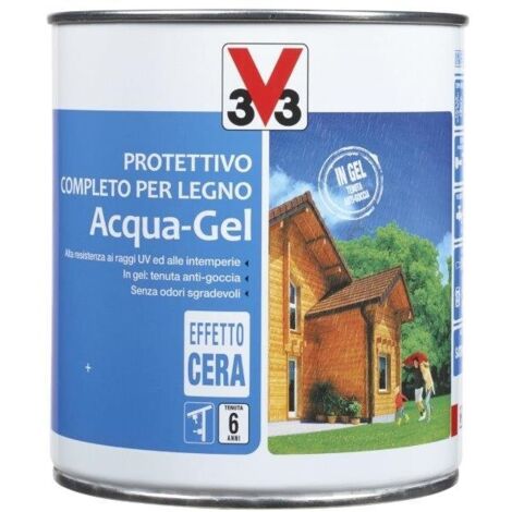 V33 Protettivo Completo per Legno Incolore 750 ml - Alta Protezione UV
