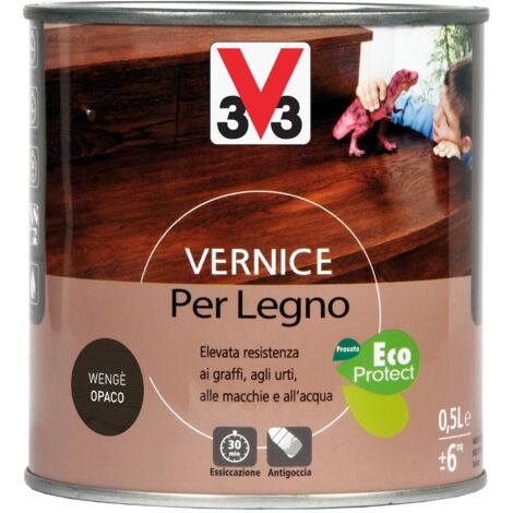 V33 VERNICE PER LEGNO Wengè Opaco 0,5 L