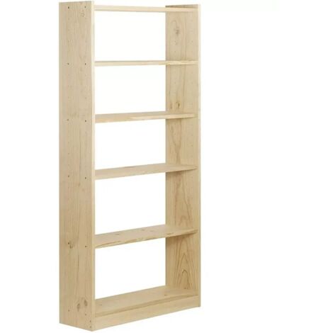 scaffale in legno gala con ripiani larghezza 80 cm