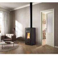 Ventola Per Stufa A Legna 8 Pale Con Termometro – Distribuisce Calore In Modo Efficiente, Funzionamento Silenzioso, Senza Elettricità