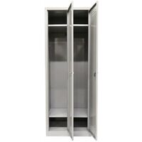 ARMADIO SPOGLIATOIO IN METALLO CON 2 ANTE 60 X 40 X H167 CM