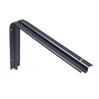 reggimensola "plus" acciaio stampato - 240 x 400 mm. - nero