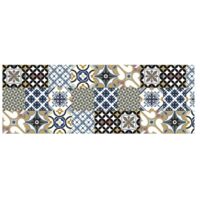 Tappeto in vinile Stor Planet Idraulico Azzurro 50 x 140 cm