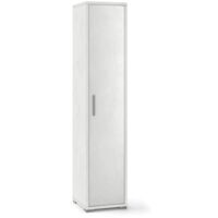 Mobile colonna 1 anta h182 l38 p41 cm struttura e frontale bianco sarmog db364k - Sarmog