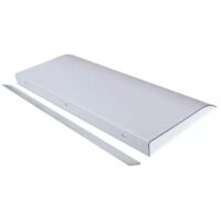 pensilina essenza in policarbonato trasparente 120x44,5 cm