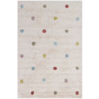 tappeto "fantasia 4" cotone multicolor, 150x100 cm