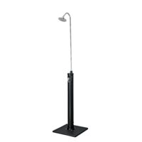 BESTWAY Doccia solare da giardino 8 lt, colore nero, base inclusa