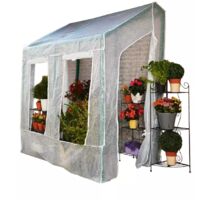 telo di ricambio verdemax per serra lobelia in plastica trasparente 200x110x210 cm