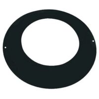 rosone per tubi stufa "sweden" colore antracite 1,2 mm, diametro 13 cm