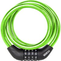 Lucchetto morbido per bici giallo con combinazione Sparco