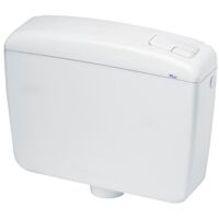 Waterful SPK1000 Cassetta Scarico WC a Zaino, 2 Tasti Completa, Bianco