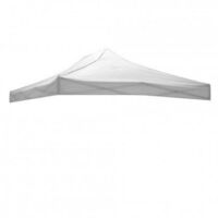 tetto per gazebo riviera in tessuto impermeabile e anti uv bianco 3x2 m