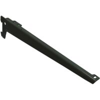 reggimensole a 2 ganci angolate - 28 cm. - nero