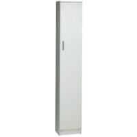 mobile colonna bianco fiammato, 31x183x34 cm
