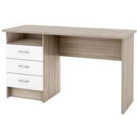 KIT SCRIVANIA FUNCTION PLUS 120X48X72 ROVERE BIANCO