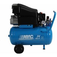 compressore aria lubrificato abac pole position l20 serbatoio 24 litri 2 hp 220 l/min