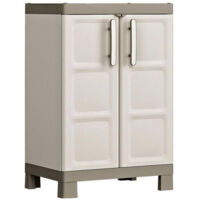 Keter Excellence Armadio da Esterno Basso 2 Ripiani Regolabili - ISTA 6 - 65X45X97H