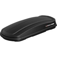 box tetto per auto 430 litri in abs nero goffrato - n60016