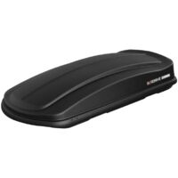 box tetto per auto 530 litri in abs nero goffrato - n60019