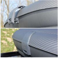 Baule box da tetto universale per auto 320 litri Menabò Marathon Dark