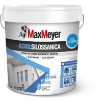 pittura acrilsilossanica per esterno bianco 14 litri - max meyer
