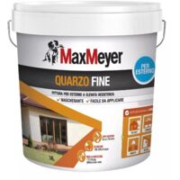 Pittura al quarzo per esterno max meyer bianco 14 lt