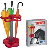 Portaombrelli Rettangolare in plastica, portaombrelli da Terra, per Interni, uffici, Appartamenti, Hotel, può Contenere 4-5 ombrelli (Colore : Blu) (Rosso