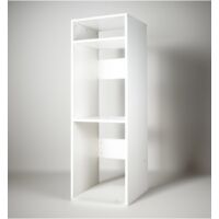 mobile per lavatrice e asciugatrice bianco 70x64x203 cm