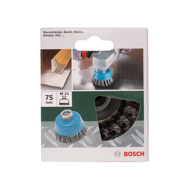 Bosch 1609200270 Brosse boisseau 70 mm 0,3 mm à fils ondulés
