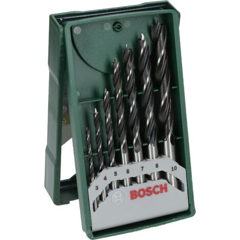 Bosch Set de 7 mèches à bois mini-X-Line