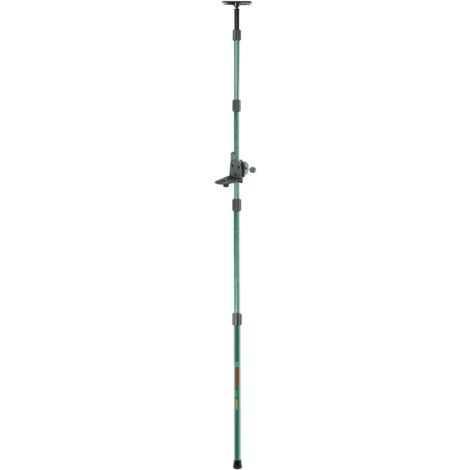 Perche télescopique Bosch TP 320 (hauteur réglable de 106 à 320 cm pour un positionnement rapide et flexible des lasers lignes croisées, dans une boîte)