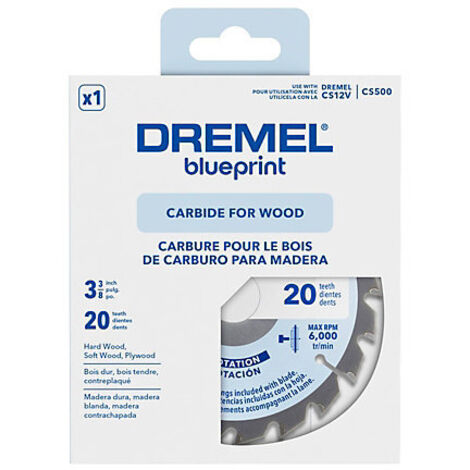 Dremel Blueprint CS500 lame bois pour scie circulaire compacte 12V (1/3)