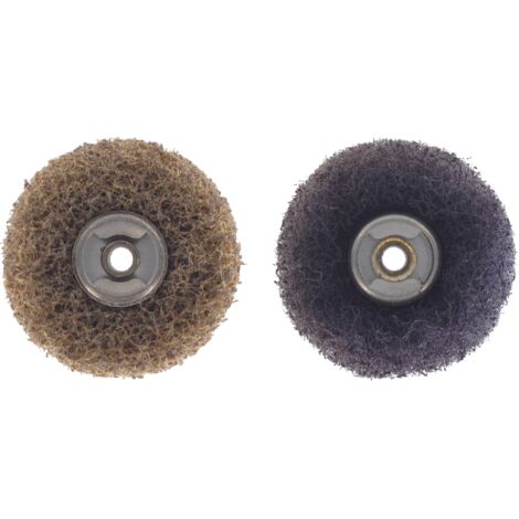 Disques de ponçage fin Dremel 511S EZ SpeedClic - kit d'accessoires pour outil multifonction avec 2 disques de ponçage fin, granulométrie 180/280 25 mm pour le ponçage du métal, du plastique, de l'aci