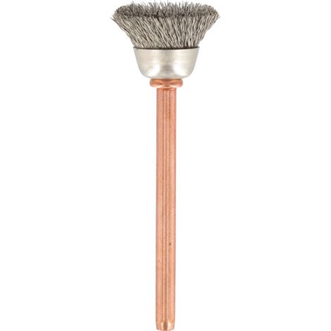 Ensemble d'accessoires de brosses en acier inoxydable Dremel 531 (pour outil multifonction avec 2 brosses en acier inoxydable de diamètre 13 mm pour nettoyer et polir des matériaux résistants à la cor