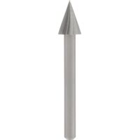 Fraise à grande vitesse Dremel 125 - jeu d'accessoires pour outil multifonction avec 2 fraises Ø 6,4 mm pour sculpter, graver et fraiser le bois, le plastique et bien plus encore