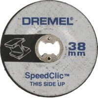 Disque abrasif Dremel SC541 EZ SpeedClic - kit d'accessoires pour outil multifonction avec 2 disques abrasifs renforcés pour le ponçage du métal, de l'aluminium, de l'acier et bien plus encore