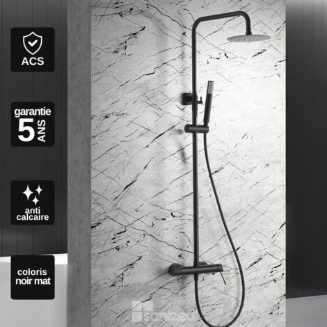 Colonne de Douche chromé anti-calcaire - Design Moderne et Économie d'eau - Kit Complet LINE IMEX