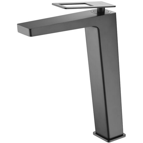 Mitigeur Lavabo bec haut Noir Mat - IMEX Suecia (1/2)