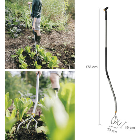 Cultivateur 3 dents manche courbé Ergonomic™ manche T (1/5)